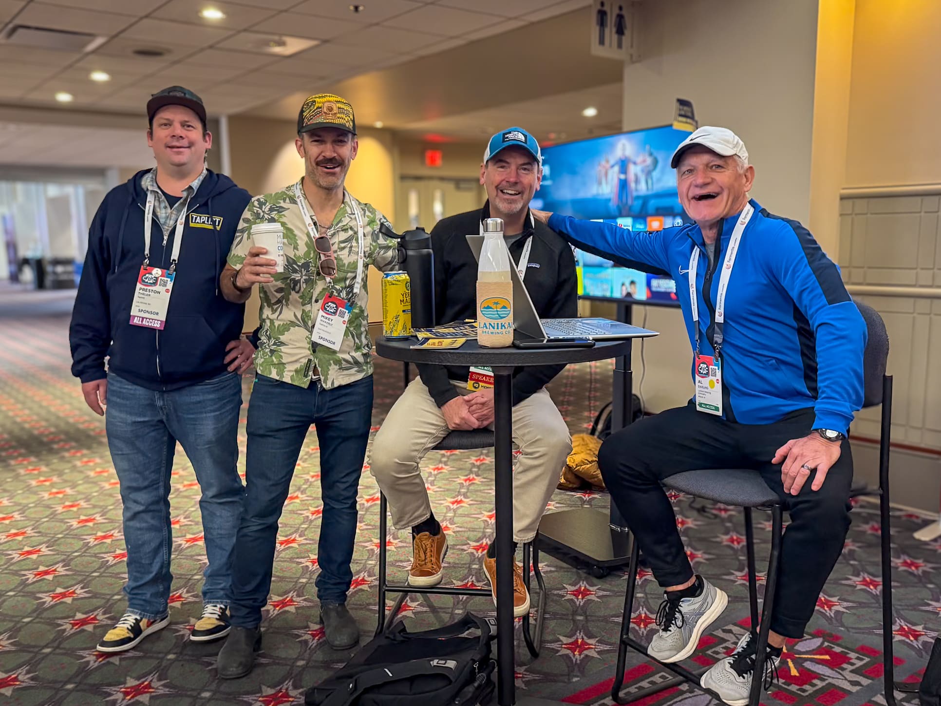 A nice aloha from our customers at Lanikai Brewing